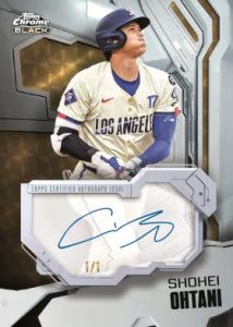 Shohei Ohtani Ivory Autograph SuperFractor - 2026 Topps Chrome Black Baseball