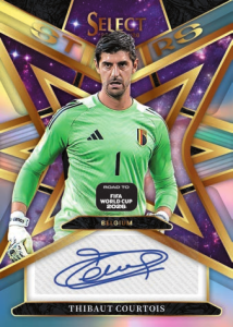 Thibaut Courtois Select Stars Signatures - 2025-26 Panini Select Road To FIFA World Cup 2026 Soccer