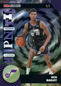 Ace Bailey Hoopnotic Platinum - 2025-26 Topps Hoops Basketball