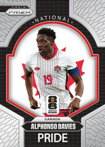 Alphonso Davies Pride - 2026 Panini Prizm World Cup Soccer