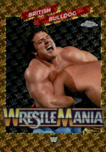 British Bulldog Wrestlemania Gold - 2026 Topps Chrome WWE Logofractor