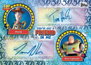 Buzz Lightyear Wood Autograph - 2025 Topps 30 Years of Toy Story