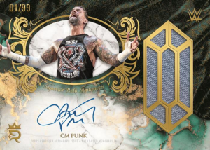 CM Punk Superior Relic Signatures - 2025 Topps Royalty WWE