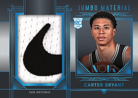Carter Bryant Jumbo Materials Platinum - 2025-26 Panini Noir Basketball