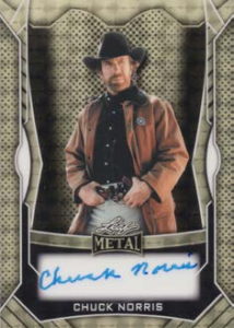 Chuck Norris Autograph - 2026 Leaf Metal Pop Century