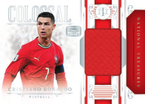 Cristiano Ronaldo Colossal Materials - 2025-26 Panini National Treasures Road to World Cup Soccer