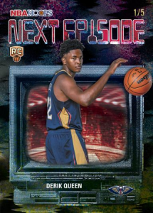 Derik Queen Next Episode Pixel Burst Red - 2025-26 Topps Hoops Basketball