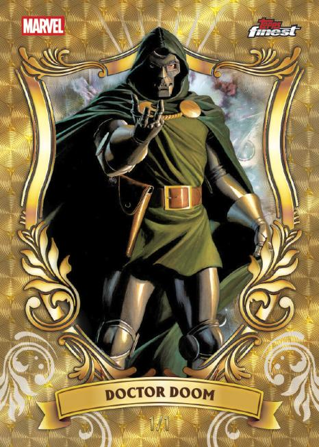 Doctor Doom Superfractor - 2026 Topps Finest Fantastic Four