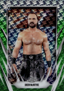 Drew McIntyre Green - 2026 Topps Chrome WWE Logofractor
