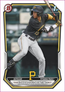 Edward Florentino Paper Prospects - 2026 Bowman Baseball