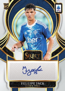Fellipe Jack Select Signatures - 2025-26 Panini Select Serie A Soccer