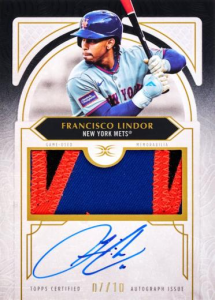 Francisco Lindor Autograph Relic - 2025 Topps Definitive Baseball