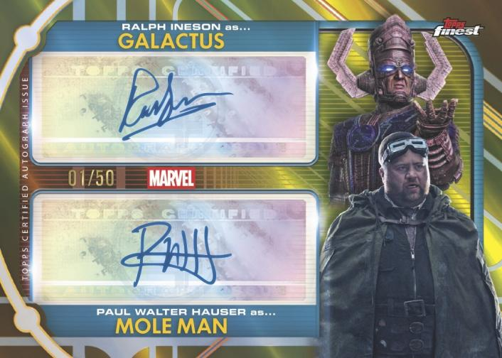 Galactus Mole Man Dual Auto - 2026 Topps Finest Fantastic Four