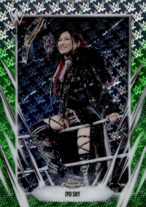 Iyo Sky Green - 2026 Topps Chrome WWE Logofractor