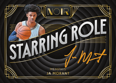 Ja Morant Starring Role Autograph - 2025-26 Panini Noir Basketball
