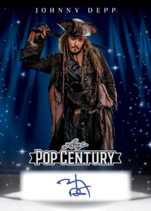 Johnny Depp Autograph - 2026 Leaf Metal Pop Century
