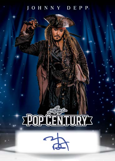Johnny Depp Autograph - 2026 Leaf Metal Pop Century