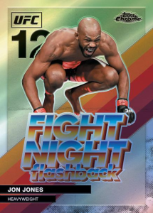 Jon Jones Fight Night Flashback - 2026 Topps Chrome UFC