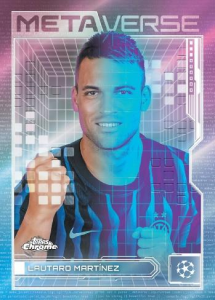 Lautaro Martinez Meta Verse - 2025-26 Topps Chrome UEFA Club Competitions Soccer