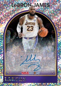 LeBron James 1989 Signatures - 2025-26 Topps Hoops Basketball