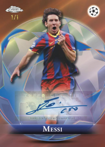 Messi Rose Gold - 2025-26 Topps Chrome UEFA Club Competitions Soccer