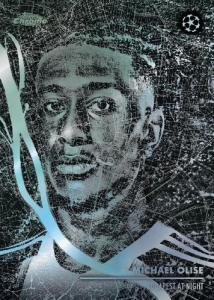 Michael Olise Budapest at Night - 2025-26 Topps Chrome UEFA Club Competitions Soccer