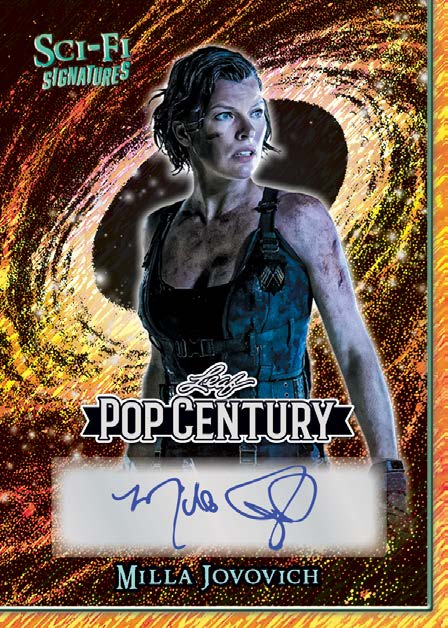 Milla Jovovich Sci-Fi Signatures Autograph - 2026 Leaf Metal Pop Century