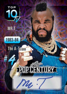 Mr. T Tops 10 TV Autograph - 2026 Leaf Metal Pop Century