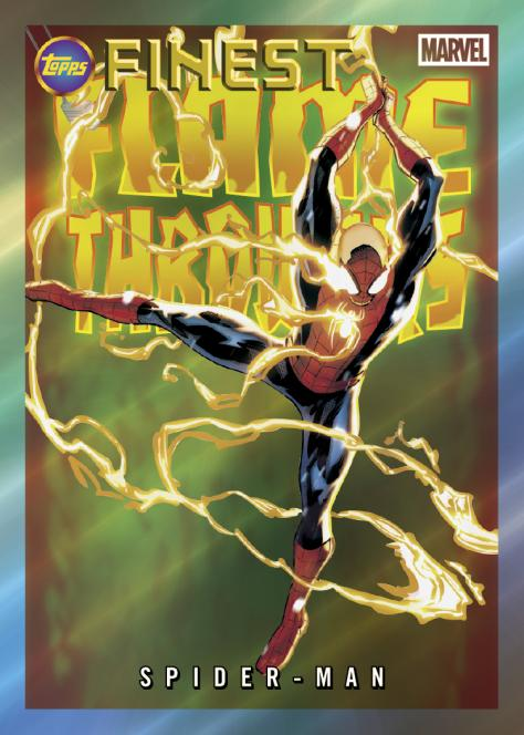 Spider Man Flame Throwers - 2026 Topps Finest Fantastic Four