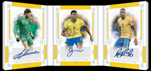 Triple Autograph Booklets - 2025-26 Panini National Treasures Road to World Cup Soccer