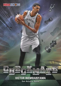 Victor Wembanyama Checkmate Platinum - 2025-26 Topps Hoops Basketball