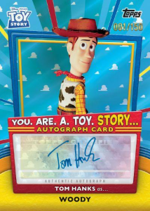 Woody Tom Hanks Autograph - 2025 Topps 30 Years of Toy Story