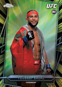 Youssef Zalal Radiating Rookies - 2026 Topps Chrome UFC