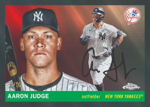 Aaron Judge Base Black - 2025 Topps Chrome Platinum Anniversary Baseball