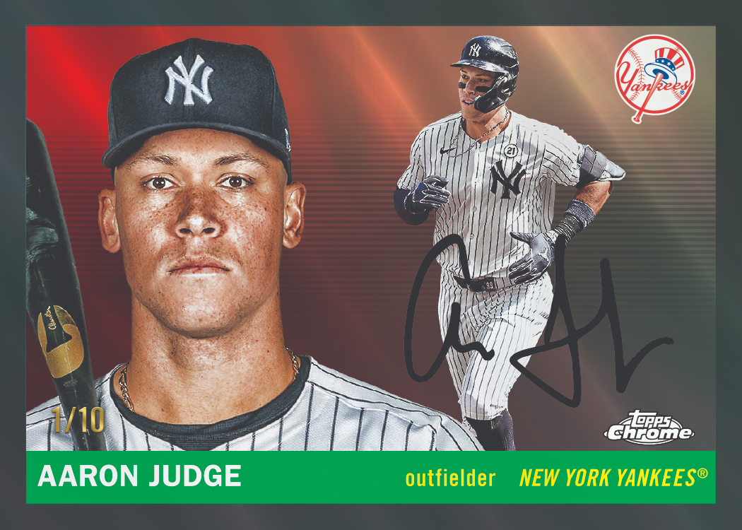 Aaron Judge Base Black - 2025 Topps Chrome Platinum Anniversary Baseball