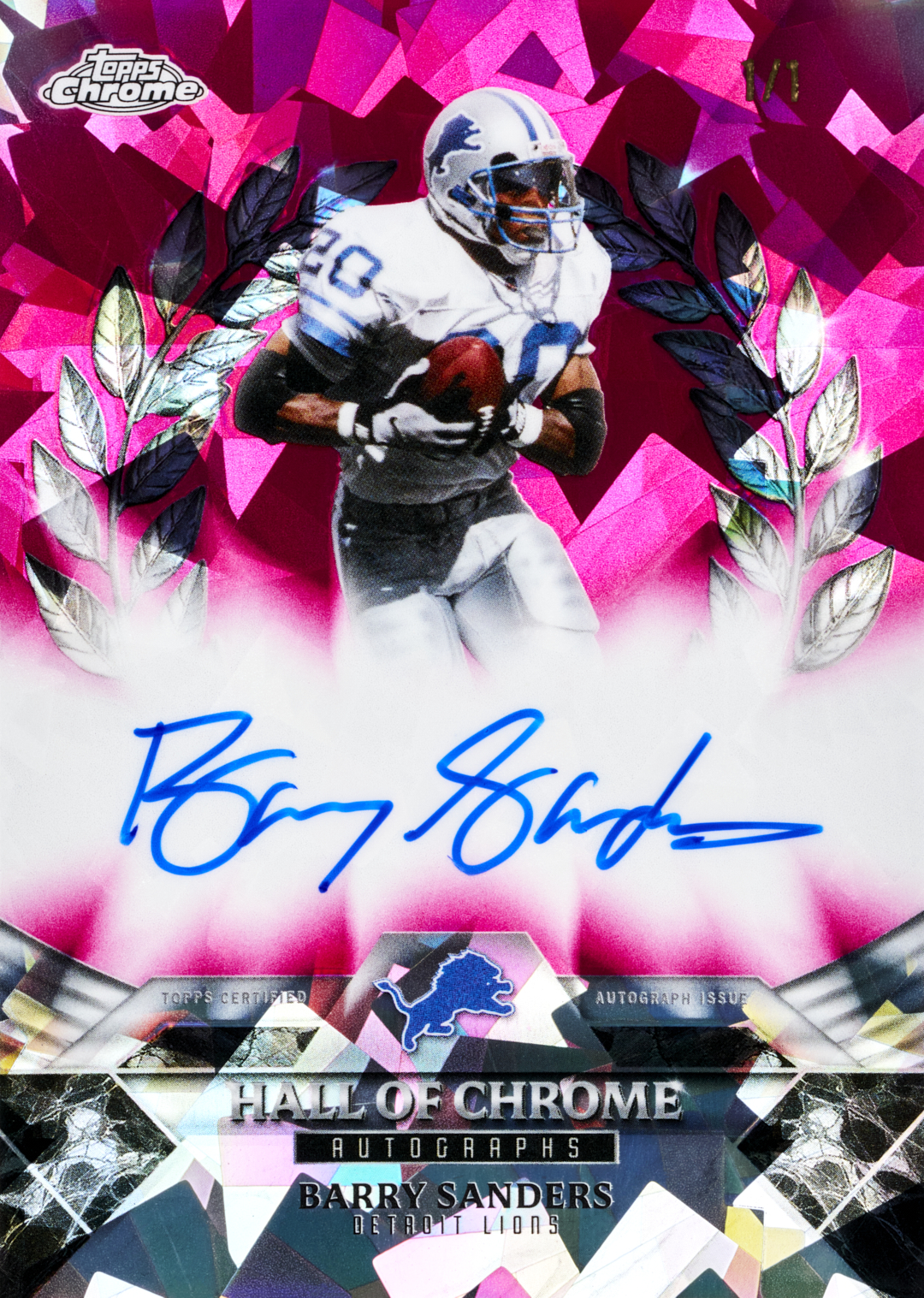 2025 Topps Chrome Football Sapphire - Image 2