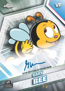 Base Set Gary Bee Autograph - 2026 Topps Chrome VeeFriends