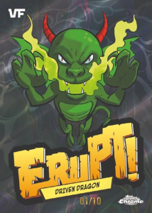 Driven Dragon Erupt Black - 2026 Topps Chrome VeeFriends