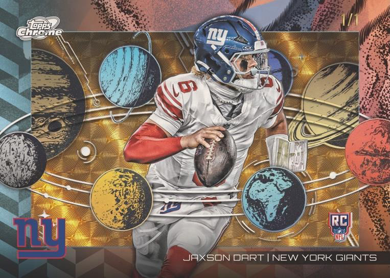 Jaxson Dart Planetarium Superfactor - 2025 Topps Cosmic Chrome Football