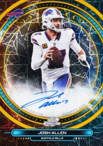 Josh Allen Autograph - 2025 Topps Cosmic Chrome Football
