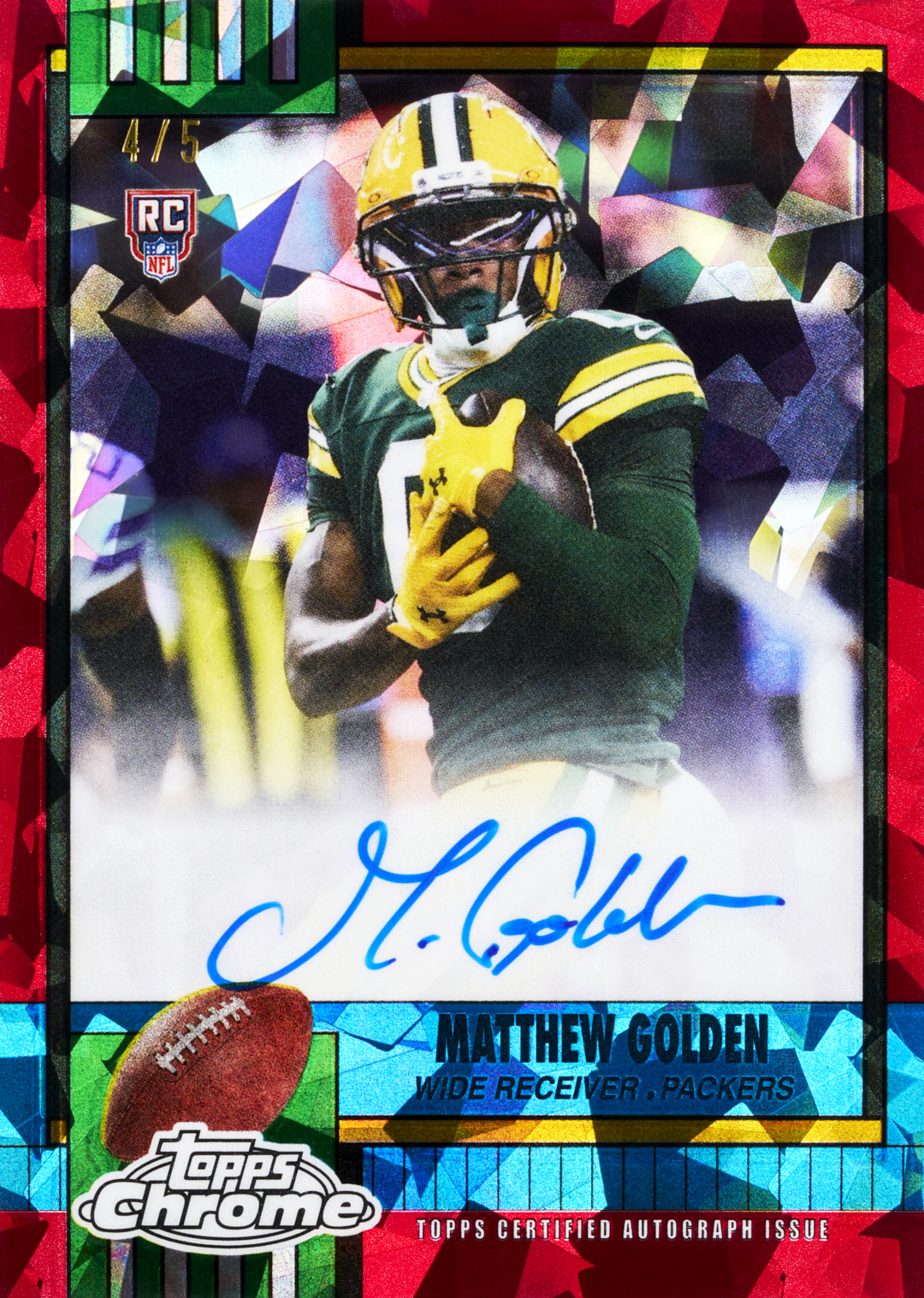 2025 Topps Chrome Football Sapphire - Image 6