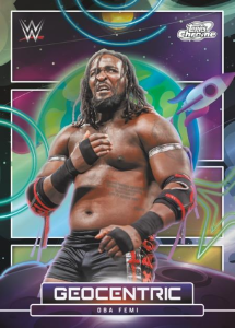 Oba Fema Geocentric Insert - 2026 Topps Cosmic Chrome WWE