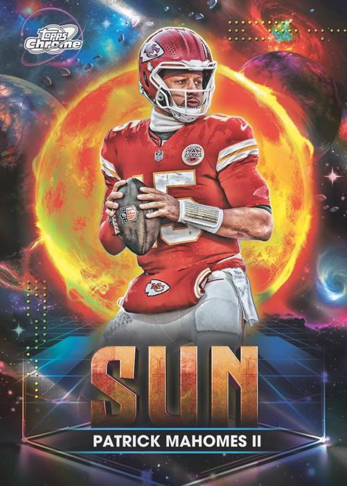 Patrick Mahomes Sun - 2025 Topps Cosmic Chrome Football