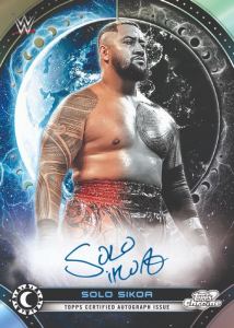 Solo Sikoa Equinox Autgraph - 2026 Topps Cosmic Chrome WWE