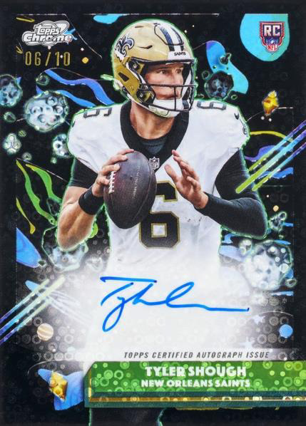 Tyler Shough Black Autograph - 2025 Topps Cosmic Chrome Football