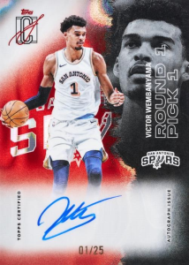 Victor Wembanyama Chrome Autograph Red - 2025-26 Topps Signature Class Basketball