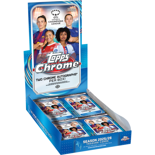2025/26 Topps Chrome Women’s UEFA Champions League Soccer Hobby Box