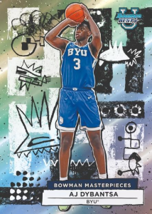 AJ Dybantsa Bowman Masterpieces - 2025-26 Bowman University Best Basketball