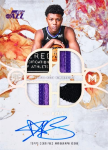 Ace Bailey Rookie Quad Relic Autograph - 2025-26 Topps Motif Basketball