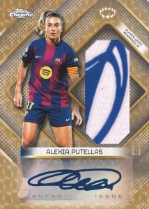 Alexa Putellas Patch Autograph - 2025/26 Topps Chrome Women’s UEFA Champions League Soccer